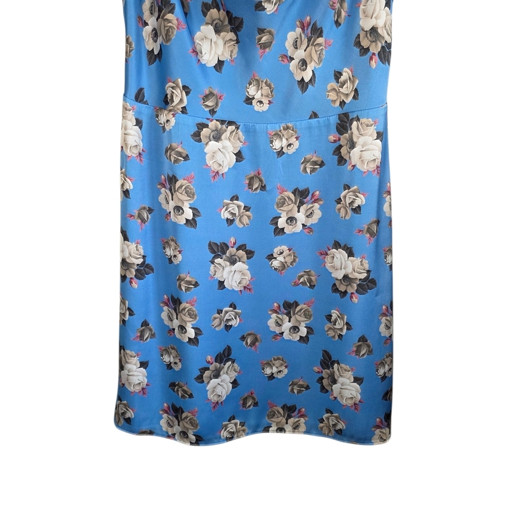 Sunday Best Spencer Dress Cowl Neck Mini Slip Floral Sz Medium - Picture 7 of 13